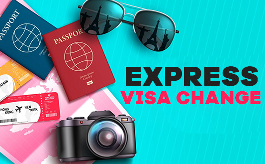 A2A Visa Change - Same Day